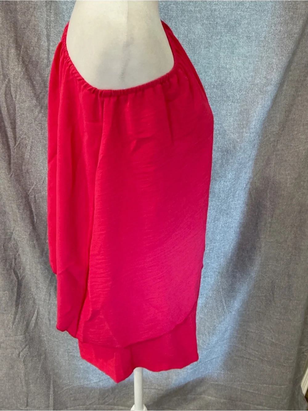 NWOT Women’s Summer 2 Piece Set Pink Tube Top & Shorts Size Small Resortwear Y2K